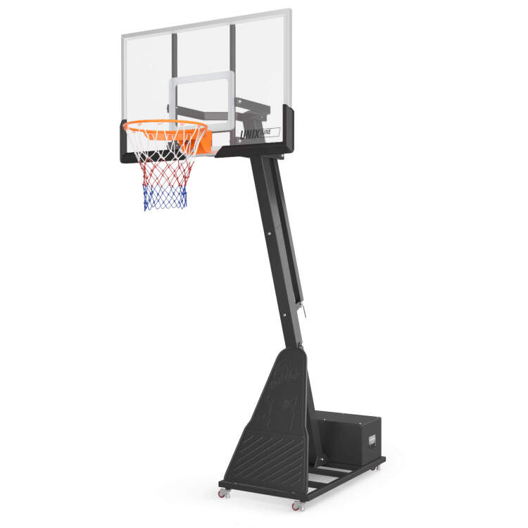 Баскетбольная стойка UNIX Line B-Stand-TG PRO 54"x32" (140 х 82 см) R45 H230-305 см