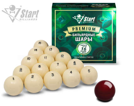 Шары Start Billiards Premium 68 мм 797402 Шары Start Billiards Premium 68 мм 797402