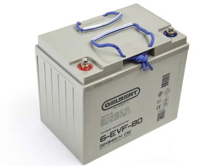 Тяговый аккумулятор Gelbert 6-EVF-80 (12V84A/H C5) Тяговый аккумулятор Gelbert 6-EVF-80 (12V84A/H C5)