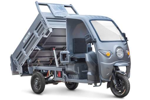 Грузовой электрический трицикл Rutrike D5 КАБИНА гидравлика 1500 72V1500W
